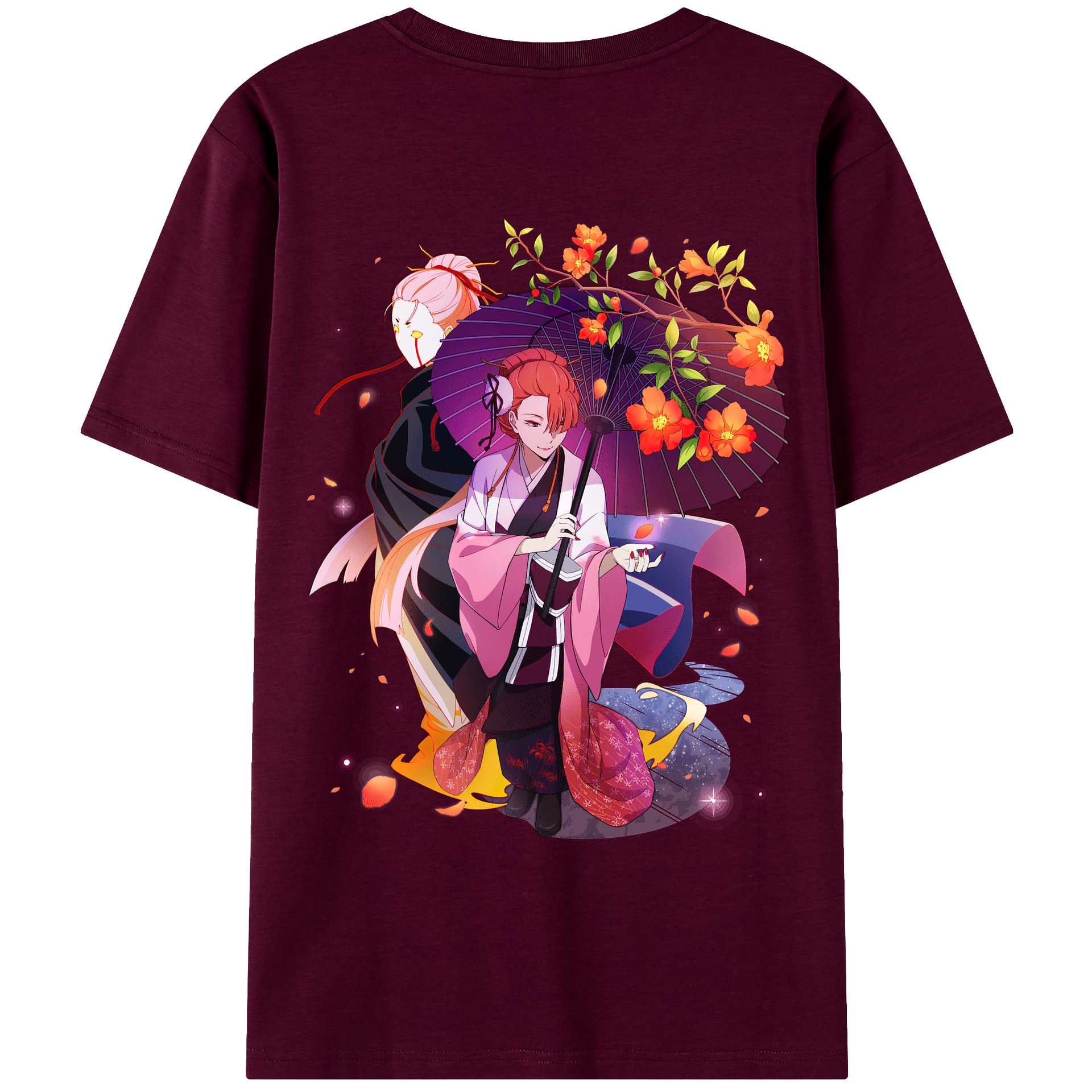（画像用） 文豪ストレイドッグス Bungo Stray Dogs レディース半袖Tシャツ(バックプリント)